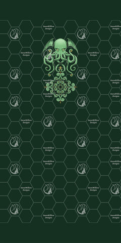 Cthulhu Scroll Green Panel