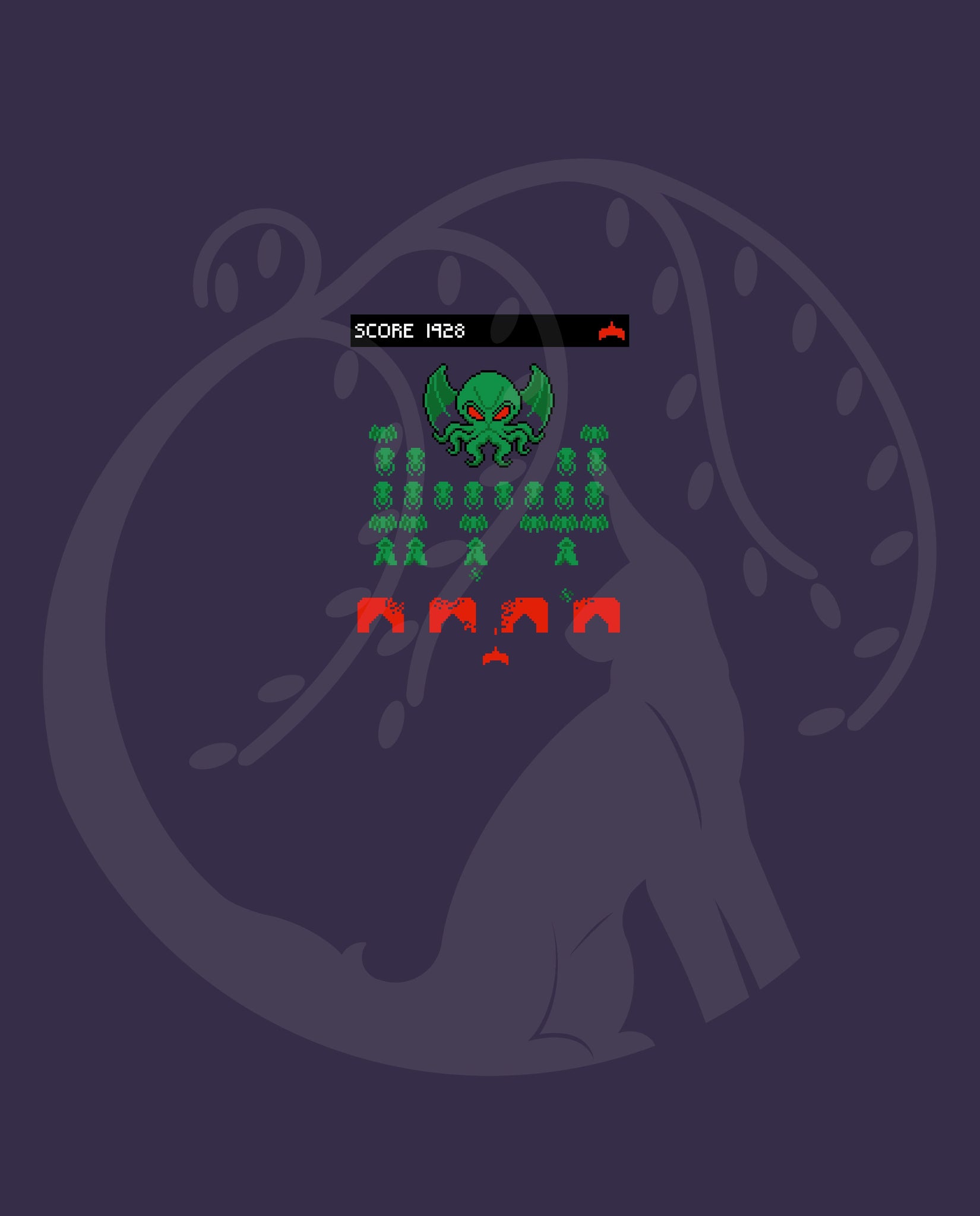 Retail 8-bit Cthulhu Panel