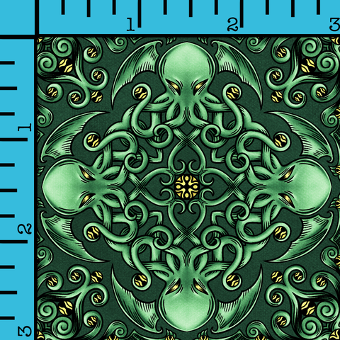 RETAIL Cthulhu Kaleidoscope Green *MICRO*