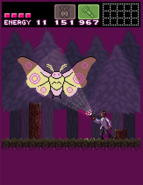 Retail  8-bit Moth-Man Alt Color Panel