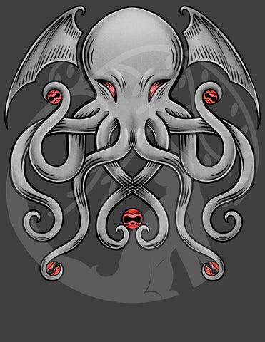 RETAIL Cthulhu Red/Grey Panel